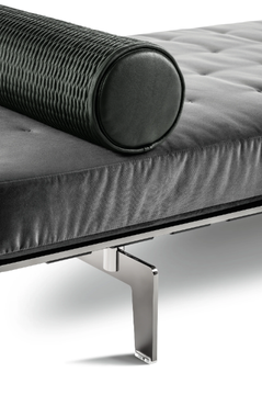 CLAYTON - Roll leather cushion by Poltrona Frau - view 3
